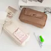 Estuche Transparente de Gran Capacidad con Bolsa para Bolígrafos Tapa de Leche para Estudiantes de Primaria Diseño Multifuncional Transfronterizo Bolsa de Almacenamiento de Papelería Simple