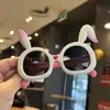 Nuevas gafas de sol polarizadas con forma de dibujos animados para niños, gafas de sol de silicona con diseño de conejito para fotos de hombres y mujeres, gafas de sol a prueba de rayos UV