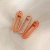 Pinza para el cabello color caramelo pico de pato clip lateral para mujer clip de palabra 2022 nuevo pinza pequeña clip para flequillo adorno para la cabeza