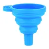 Embudo Plegable de Silicona Portátil Embudo de Cuello Largo Embudo Telescópico para Drenaje de Aceite Embudo Grueso de Cocina para Hogar para Dispensar Líquidos Embudo de Rejilla para Aceite