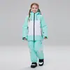 Conjunto de Traje de Esquí para Niños y Niñas Invierno Exterior Impermeable Cálido Engrosado Tabla Única y Tabla Doble Traje de Esquí para Niños