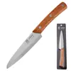 Cuchillo de Fruta Doméstico de Acero Inoxidable Cuchillo de Cocina para Pelar Frutas y Verduras con Mango de Madera Cuchillo Pelador Afilado Asakh-No.917