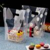Bolsas para Pan, Bolsas para Empaque de Postres, Bolsas de Plástico para Ensalada de Frutas, Bolsas para Hornear Ensaladas, Bolsas para Sushi, Mangas Pasteleras, Duraderas con Asas