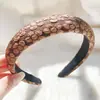 Diadema Pequeña Fragante Estampada en Relieve para Mujer Estilo Coreano Romántica de Encaje Elevadora Parte Superior Craneal Diadema Tridimensional Accesorios para el Cabello Bordados Japoneses y Coreanos