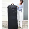 Saco de envio grande capacidade armazenamento mudança edredom roupas roda universal com rodas mala de viagem