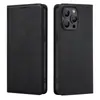 Adequado para Samsung S26Ultra Antifurto Dobrável Duplo Tipo Ventosa de Borda S25Edge/S24 Capa de Couro para Celular com Compartimento para Cartão