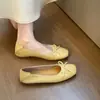 Primer Encuentro Temporada Lazo Suave Zapatos Planos de Ballet 2026 Nuevos Versátiles Zapatos Rollo de Huevo