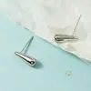 Pendientes de Moda y Minimalistas de Tendencia con Forma de Lágrima, Diseño de Gota de Lluvia, Efecto Adelgazante, Estilo Minimalista Europeo y Americano, Versátiles para Primavera y Verano, Venta al por Mayor de Alta Calidad
