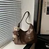 Bolsas retrô de alto valor para mulheres, grande capacidade, novo estilo 2026, mochila casual de ombro único, bolsa tote para o trajeto do trabalho