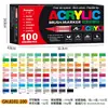 Marcador de Acrílico Líquido Directo Guangna 8101 con Punta Suave para Pintura y Graffiti, Bolígrafo de Dibujo de Colores a Base de Agua para Estudiantes