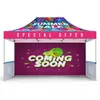 Carpa de Comercio Exterior Carpa Publicitaria Carpa para Exposiciones Carpa Parasol Digital Personalizada para Exteriores Evento de Exhibición de Autos Carpa de Cuatro Patas