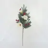 Ramas de Flor de Magnolia, Inauguración de Casa, Decoración para Casa Nueva, Agujas de Pino, Ramo de Regalo de Navidad de Frijol Rojo