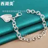 Colgante West Lake Meiyin doble amor cadena colgante pulsera joyería