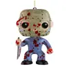 Decoración de Halloween Transfronteriza Personajes de Películas de Terror Decoraciones Calabaza Plana Acrílica Colgante para Fiesta de Terror