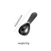 Cuchara Medidora de Café de Acero Inoxidable Herramienta para Hornear 15ml 30ml Mango Corto Cuchara para Leche en Polvo Cuchara de Té para el Hogar con Cuchara Medidora Graduada