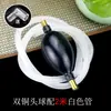 Tubo de drenaje para bandeja de té con bola absorbente mesa de té soporte para té mesa de té drenaje manguera suave antimoho preparación de té conector de juego de té duradero buena bola