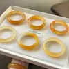 Novo Bracelete de Jade Dragão Amarelo Açucarado Estilo Chinês, Bracelete de Jade Osmanthus Tipo Gelo para Mulheres, Jade Natural com Acabamento Liso e Oleoso