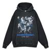 HIPHOP XXXTentacion Estampado de Figura Estilo Americano Retro Sudadera con Capucha Suéter de Rap