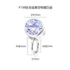 Joias para Piercing em Liga de Titânio F136 com Zircônia e Diamantes Coloridos, Acessórios Personalizados da Moda Super Brilhantes para Hélice da Orelha com Argola, Atacado