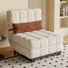 Sofá cama plegable de doble uso para apartamentos pequeños, individual o doble, con diseño extraíble, sofá cama de pana cómodo y minimalista