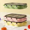 Molde de Silicona para Helado de Dibujos Animados DIY de Grado Alimenticio para Uso Doméstico, Caja de Palitos para Paletas de Hielo, Molde de Hielo