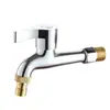 Grifo Automático para Lavadora de Cobre Extendido de 1/2 Pulgada con Doble Salida para Uso Doméstico, Una Entrada y Dos Salidas