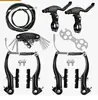 Kit de Freio V-Brake para Bicicleta de Performance de Novo Produto Transfronteiriço, Conjunto de Freio de Alumínio V-Brake para Bicicleta de Estrada, Conjunto Completo de Freio V-Brake