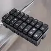 Adecuado para Mitsubishi Pajero Yishen Jinxuan Luz Antiniebla Luz de Circulación Diurna Grabadora de Radar Interruptor Modificado del Portón Trasero Interruptor