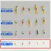 Figuritas de Colores DIY Recibidas para que Hagas Modelo de Arquitectura para Arenero Materiales Paisaje Miniatura Mini Figuras
