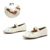 Zapatos Mary Jane para mujer con plantilla de piel de oveja de primera capa, nuevo modelo otoño 2026, zapatos de salón poco profundos con lazo, cómodos para los pies, zapatos de mujer de moda