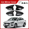 Adecuado para 17-24 Hyundai Solaris Cubierta de Espejo Retrovisor Bocina Carcasa de Espejo Retrovisor Decoración Exterior de Coche