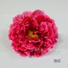 Flor de peonía artificial 17CM cabeza de flor flor de boda arreglo floral de pared tocado de ópera accesorios de baile sombrero decorativo flor de seda