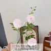 Bolas de Flores Artificiais para Casamentos, Crisântemo de 3 Cabeças, Arranjos de Flores Artificiais para Decorações de Casamento, Arranjos de Flores para Decoração de Casa
