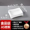 Talheres para hot pot de autoatendimento prato de carne imitação de porcelana plástico prato retangular para acompanhamentos especial para catering prato raso