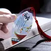 Estilo Chinês Vinte e Quatro Termos Solares Veio de Folha Marcador de Página Folha Real DIY Presente Criativo Material Escolar Papelaria Artesanal