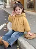 Chaqueta de Algodón con Capucha Estampado de Estrellas para Niñas Transfronteriza 2026 Invierno Nueva Ropa Exterior de Celebridad de Internet Abrigo Cálido Ropa para Niños