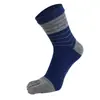 Calcetines de algodón con dedos para hombre al por mayor casual de caña media cinco dedos de negocios para todas las estaciones antideslizantes fabricante de calcetines de algodón
