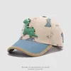 Gorro para bebé niño para primavera y otoño, dinosaurio lindo, súper adorable, gorra de béisbol con visera para niñas de otoño e invierno, gorra de pico personalizada para niños