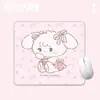 Alfombrilla Popular de Dibujos Animados para Escritorio de Laptop, Alfombrilla de Ratón con Protección para la Muñeca, Uso en Oficina, Lindo Tapete Pequeño para Escritorio para Niñas