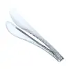 Pinzas para Alimentos de Acero Inoxidable, Pinzas para Alimentos Antideslizantes Dentadas, Pinzas para Barbacoa, Pinzas para Pan con Patrón de Serpiente, Pinzas para Bistec de Hotel para Buffet