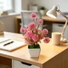 Nueva planta artificial de diente de león en maceta de 10 piezas para decoración de jardín de balcón interior, adorno de mini bonsái de flor artificial