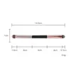 Cepillo para base y corrector de doble punta bestseller transfronterizo, cepillo angular profesional portátil para viajes para contorno en polvo para maquillaje facial