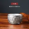 Utensílios tailandeses para beber e comer lata tigela Tailândia Uthongkan estilo do Sudeste Asiático Dai prata Phop Luda tigela smoothie sobremesa