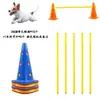 Equipo de Entrenamiento de Agilidad para Perros Mascotas, Postes y Vallas de Salto, Accesorios de Obstáculos Especializados para Competiciones de Perros