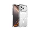 Wlons Velos Es Adecuado para Funda de Teléfono Móvil Iphone17 Apple 17 Carcasa Creativa Transparente Anti-Caídas Ip16 Carcasa de Succión Magnética