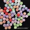 Cuentas Redondas con Purpurina Fina tipo Gelatina de 6-16mm Accesorios para Joyería DIY Cadena para Teléfono Móvil Pulsera Materiales para Enhebrar Hechos a Mano