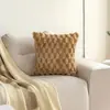Funda de Almohada Nueva de Felpa Transfronteriza Color Sólido Terciopelo de Tortuga Funda de Almohada de Sofá Tridimensional Modelo de Habitación Decoración de Dormitorio