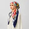 Nuevo Pañuelo Cuadrado Satinado de Lunares Casual de Venta Caliente Pañuelo para la Cabeza de Mujer Sombrero Popular en el Sudeste Asiático Sombrero Perezoso para Mujer de Poner