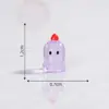 Novo Papai Noel de Natal Boneco de Neve Micro Paisagem Cena de Neve Caixa de Trem Meias de Natal Pequeno Presente Sino Enfeites de Resina