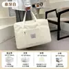 Bolsa Organizadora de Grande Capacidade para Viagem Bolsa de Armazenamento para Viagem Embalagem Espessada para Roupas de Parto Colcha de Algodão Bolsa de Bagagem para Viagem Curta